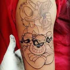 Tatuagem dos Irmãos Metralha