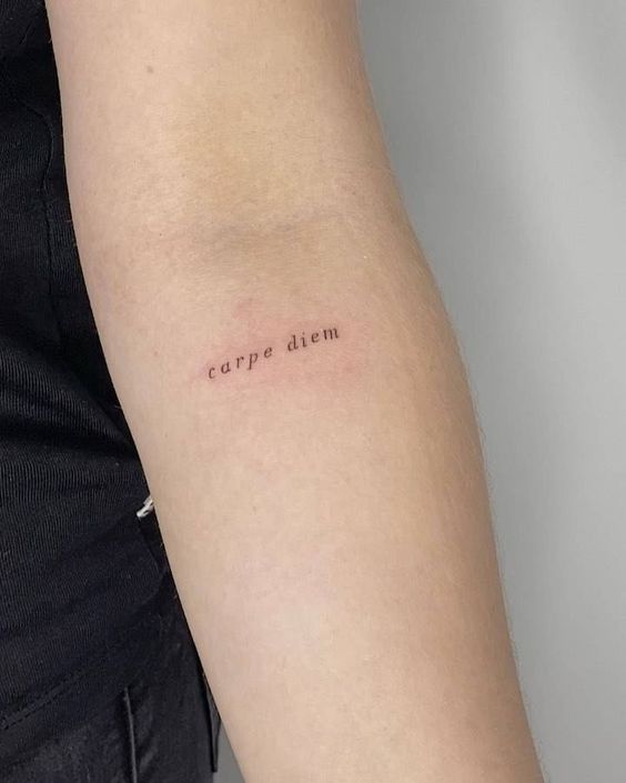 Tatuagem Carpe Diem