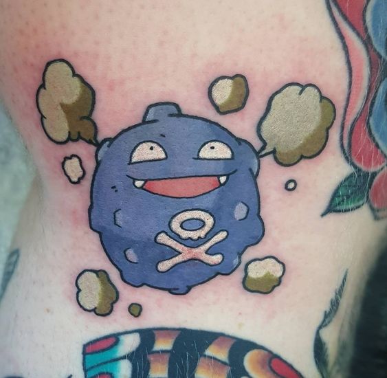 tatuagem-do-pokemon-weezing-4 tatuagem do pokemon weezing 4