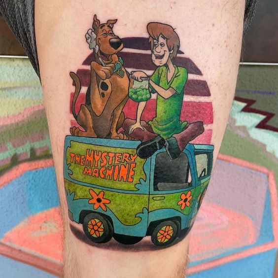 Significado da Tatuagem do Scooby-Doo