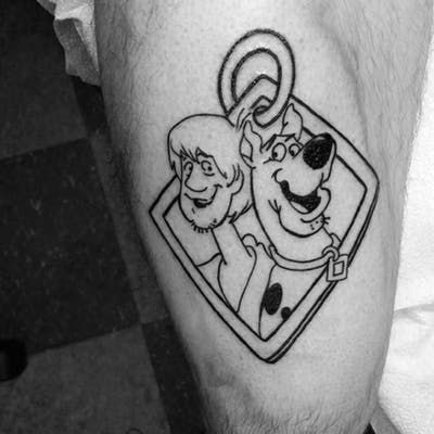 Tatuagem do Scooby-Doo
