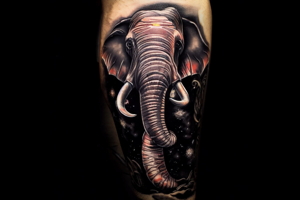 Exemplo tatuagem Elefante