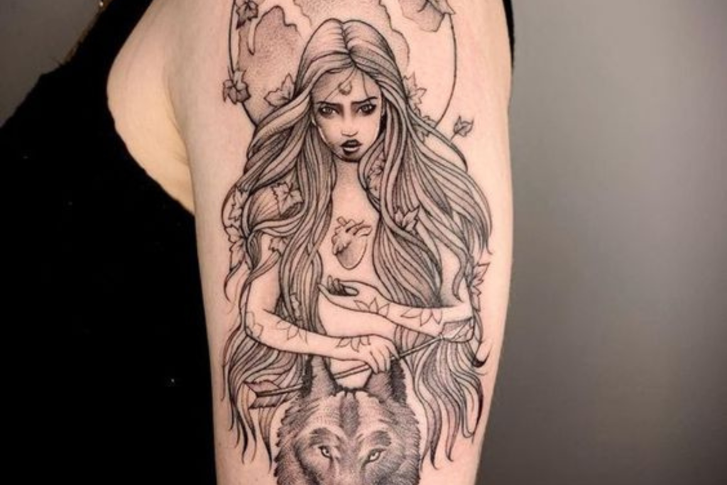 Tatuagem Deusa Artemis
