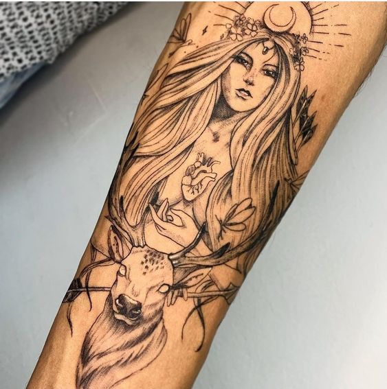 Tatuagem Deusa Artemis