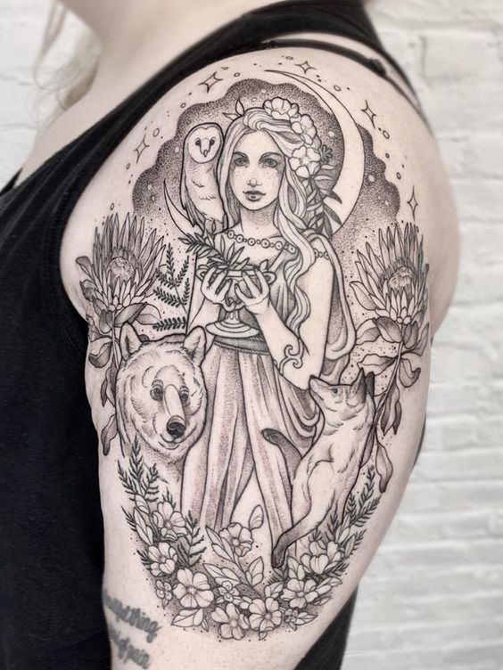 Tatuagem Deusa Artemis