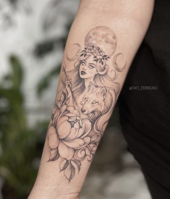 tatuagem deusa artemis 5