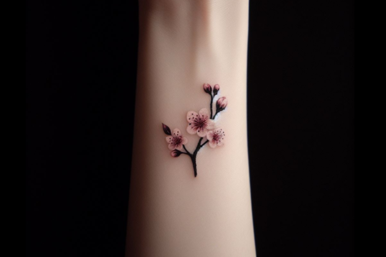 Tatuagem Flor de Cerejeira