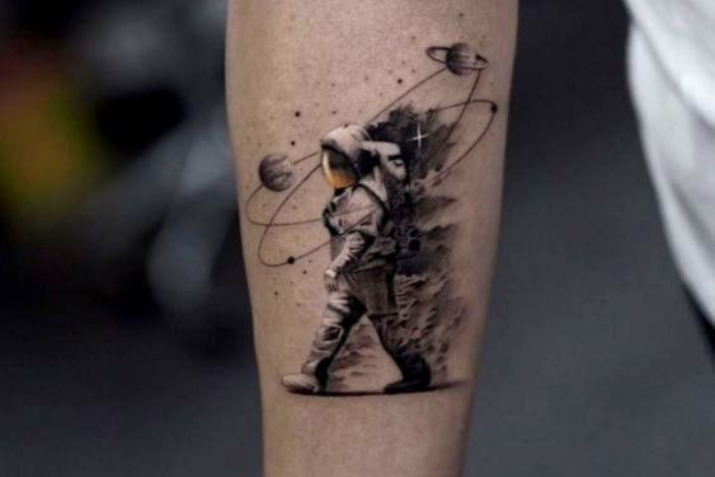Tatuagem de Astronauta