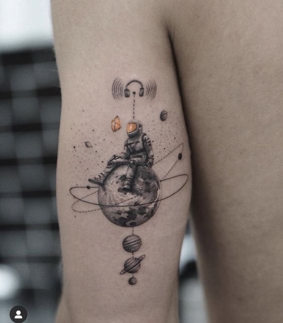 Tatuagem de Astronauta
