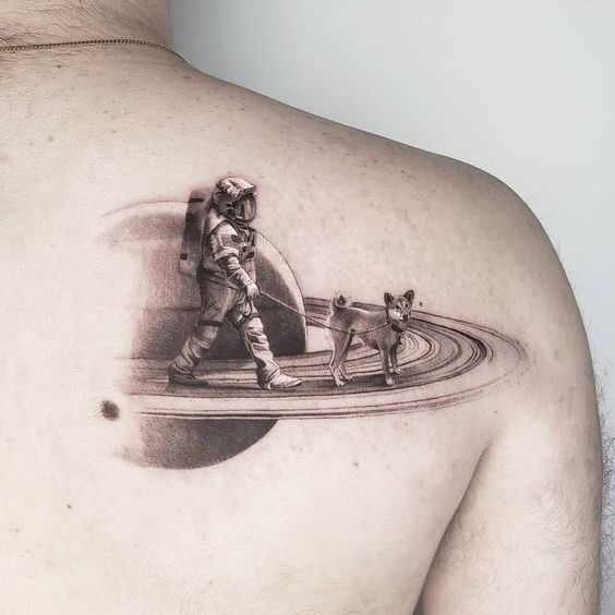 Tatuagem de Astronauta
