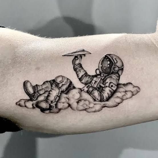 Tatuagem de Astronauta