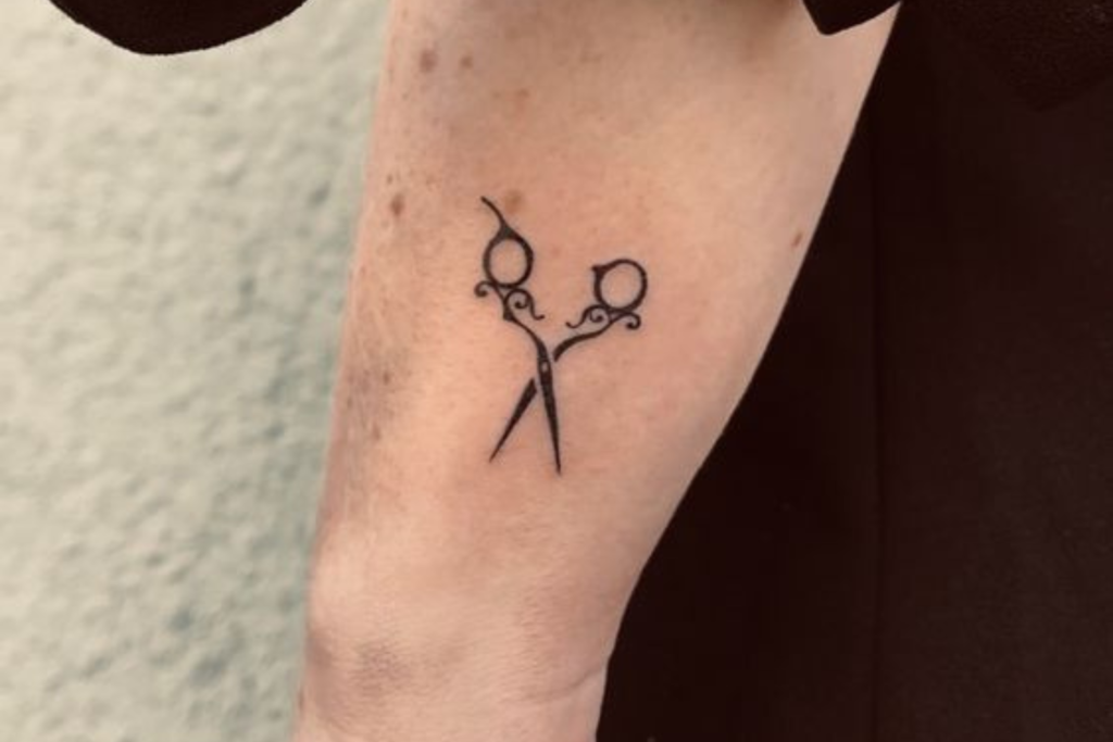 Tatuagem de Tesoura