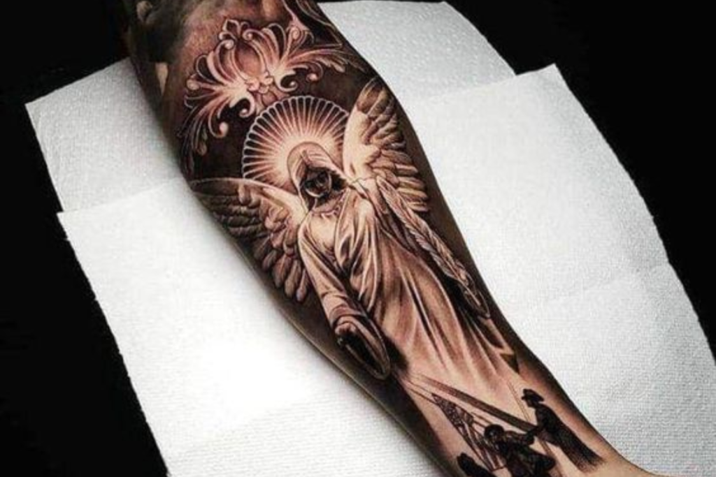 Tatuagem de São Miguel Arcanjo
