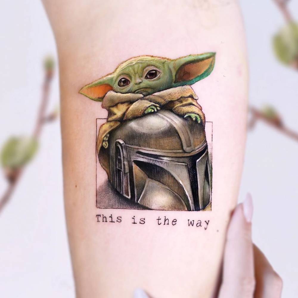 Tatuagem do Yoda