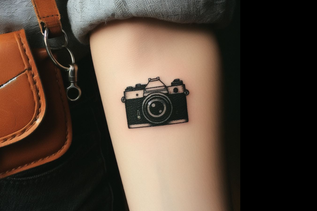 Tatuagem Camera Fotografica