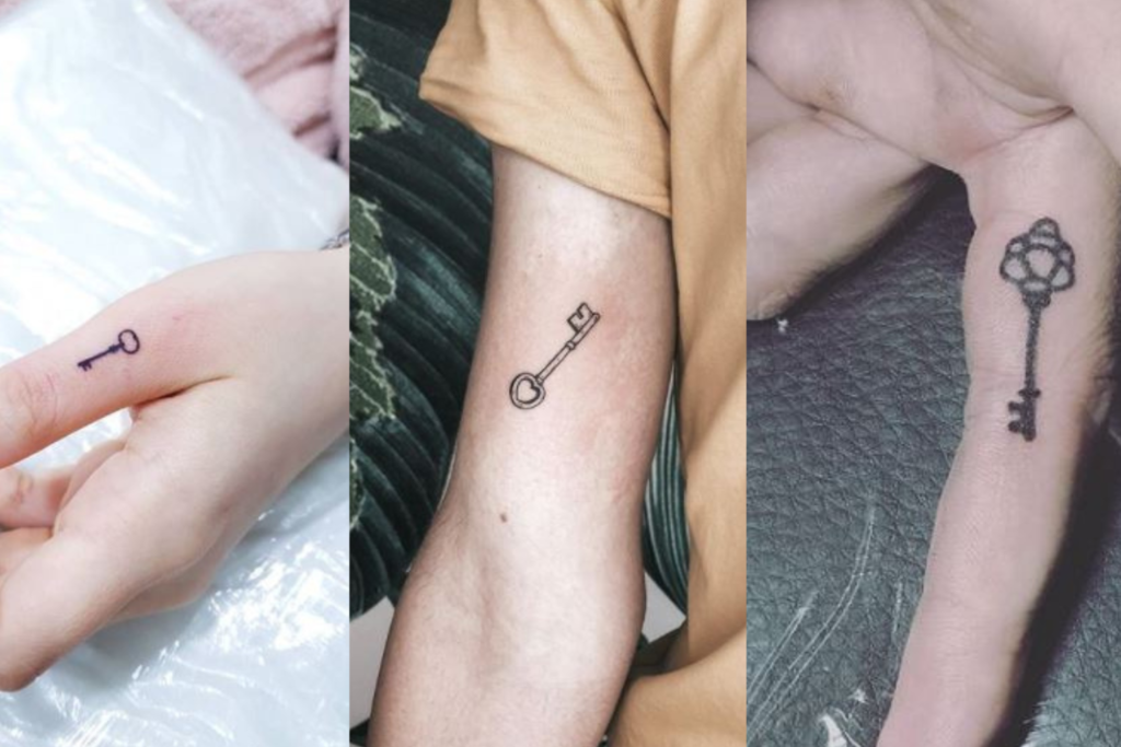 Tatuagens de chaves pequenas