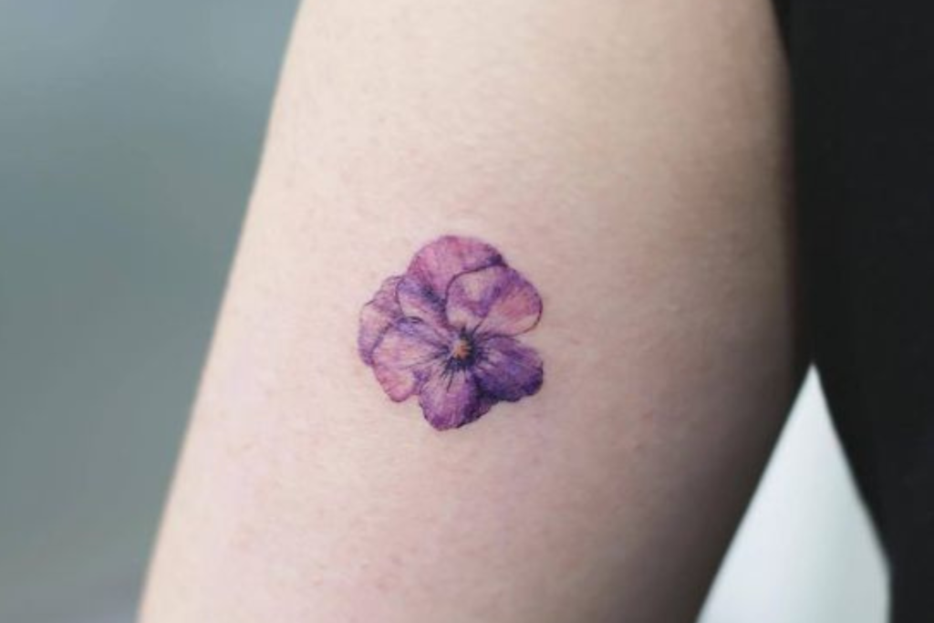 Significado Tatuagem Flor de Violeta