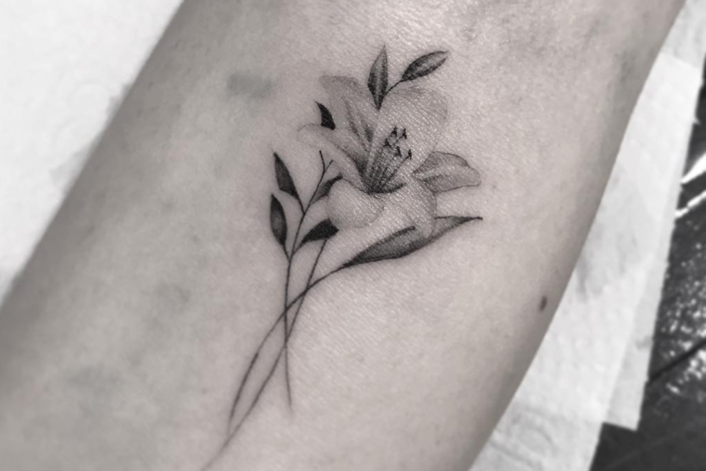 Tatuagem Lírio