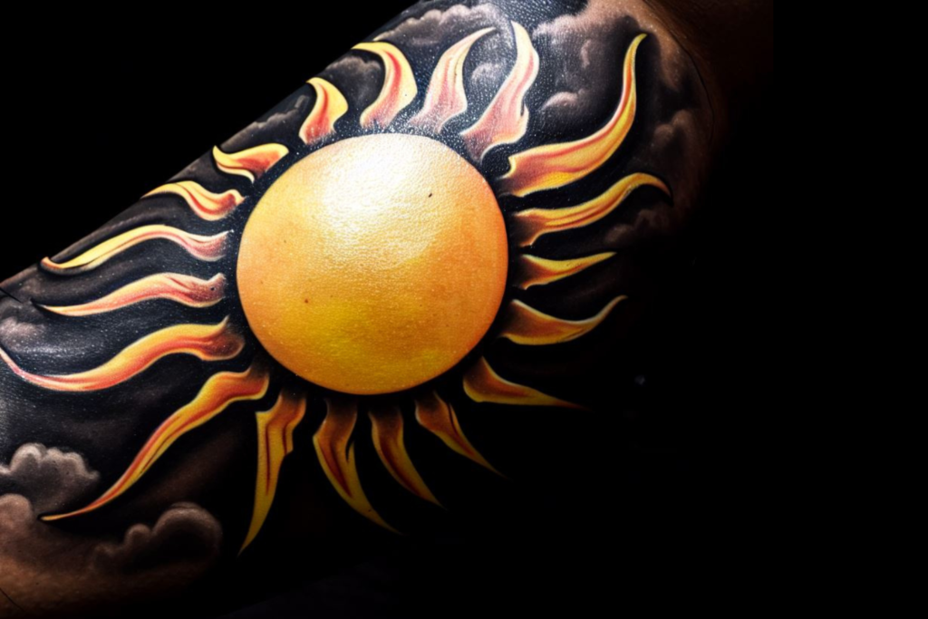 Tatuagem Sol