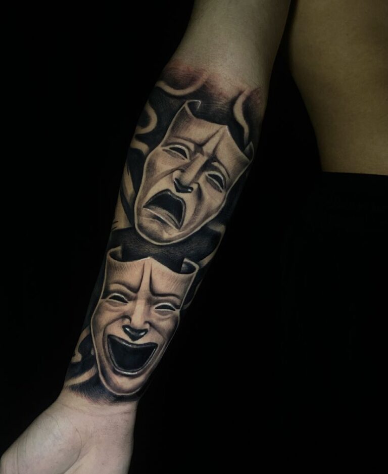 Tatuagem chora agora ri depois