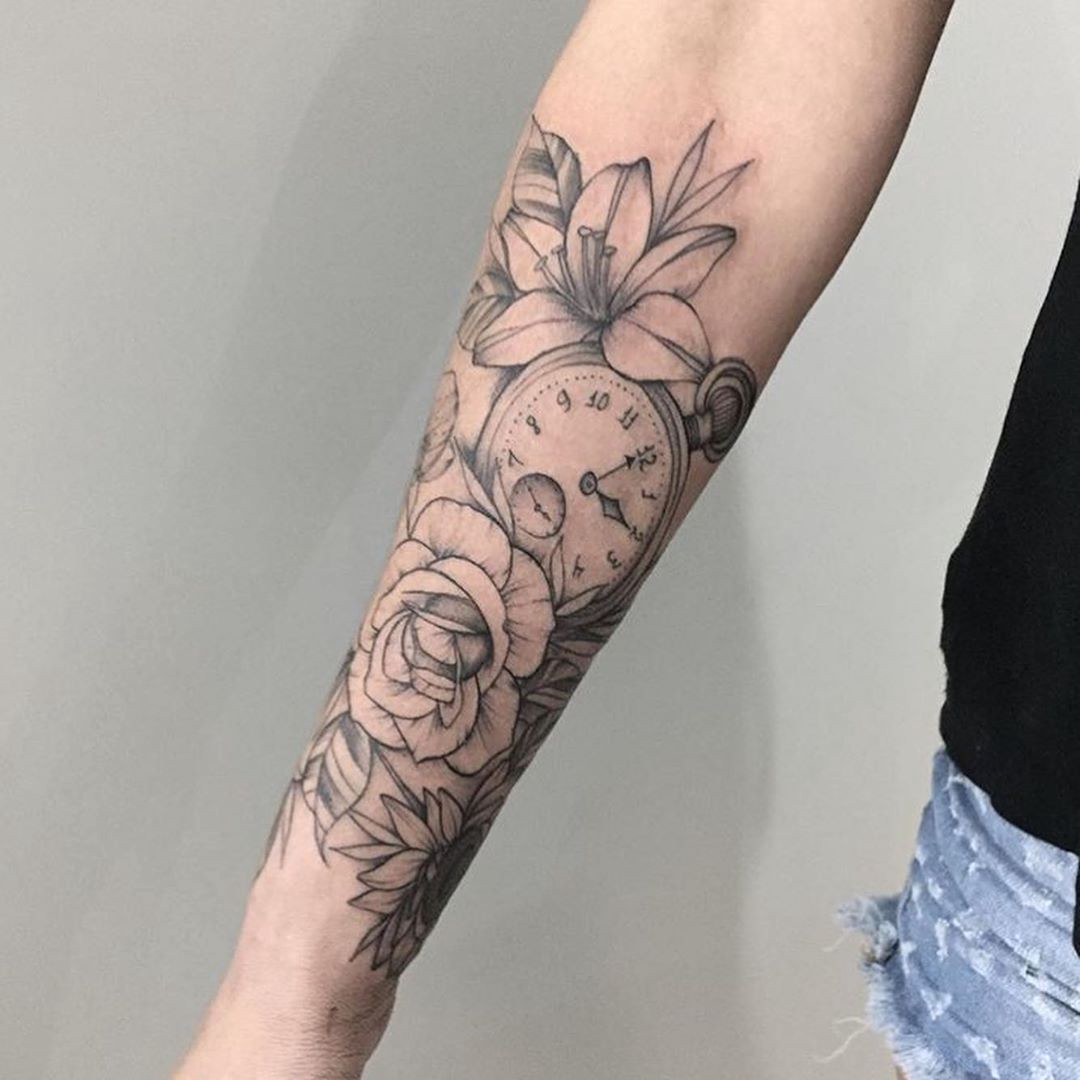 Descubra o Fascinante Significado por Trás das Tatuagens de Relógio! -  Tatuagem Arte, image size:1080x1080