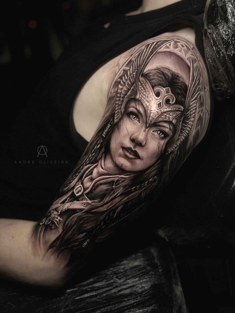 Foto de tatuagem feita por André Oliveira (@andreoliveiratattoo)