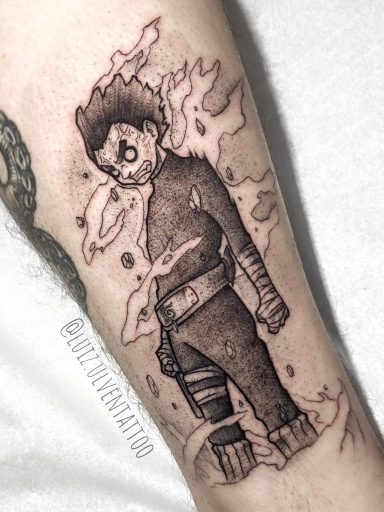 Foto de tatuagem feita por Luiz Gustavo Brandão