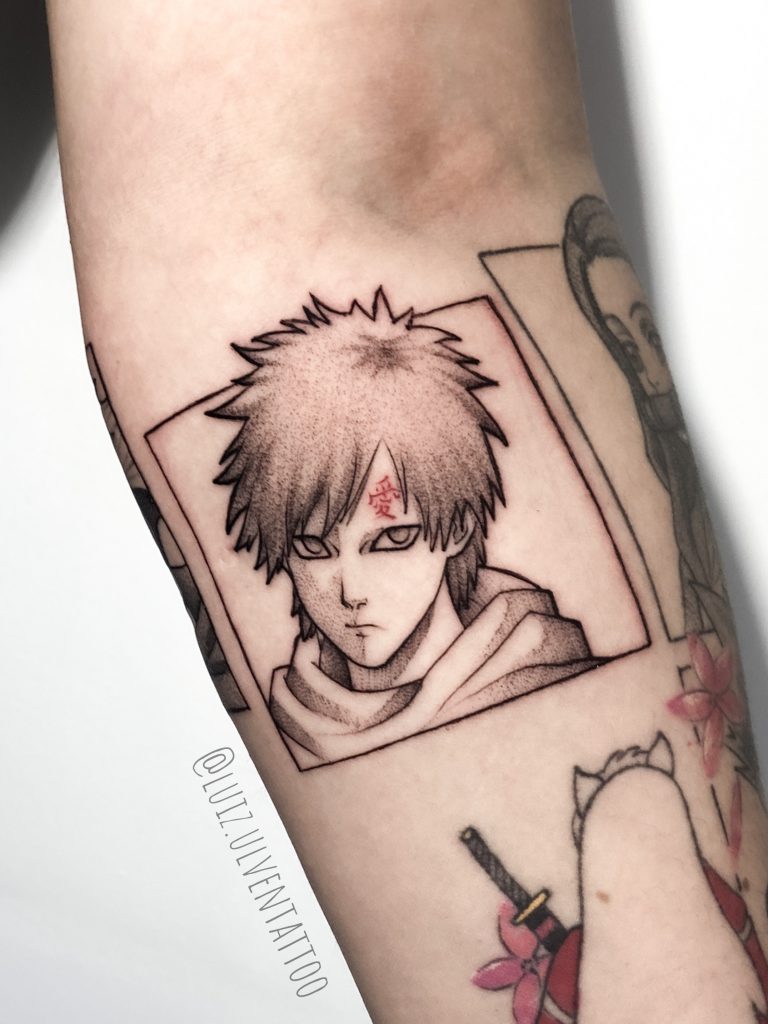 Foto de tatuagem feita por Luiz Gustavo Brandão