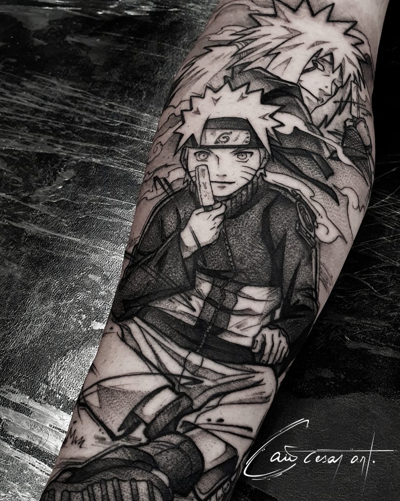 Foto de tatuagem feita por Caio Cesar