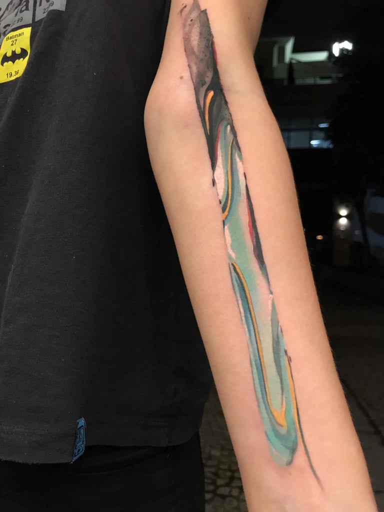 Foto de tatuagem feita por Bernard Klein (@bernkleintattoo)