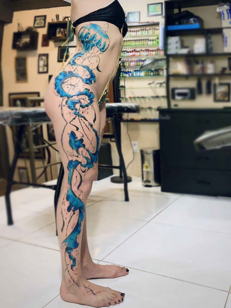 Foto de tatuagem feita por Tavares Tattoo (@tavarestattoo)