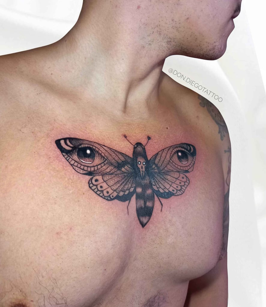 Foto de tatuagem executada por Don Diego Torres (@don.diegotattoo)