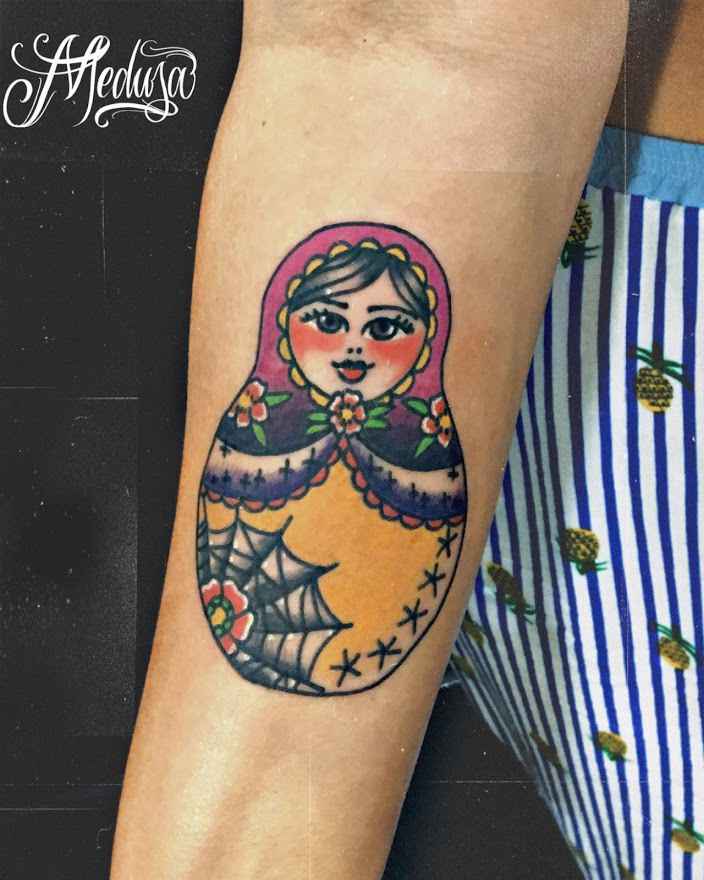 Imagem de tatuagem feita por Nane Medusa (@nanemedusa)