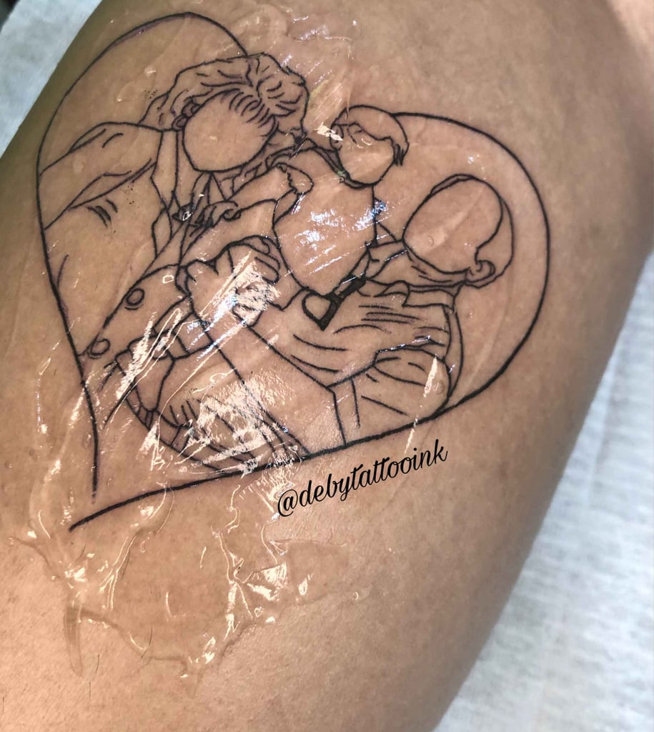 Foto de tatuagem feita por Déby (@debytattooink)