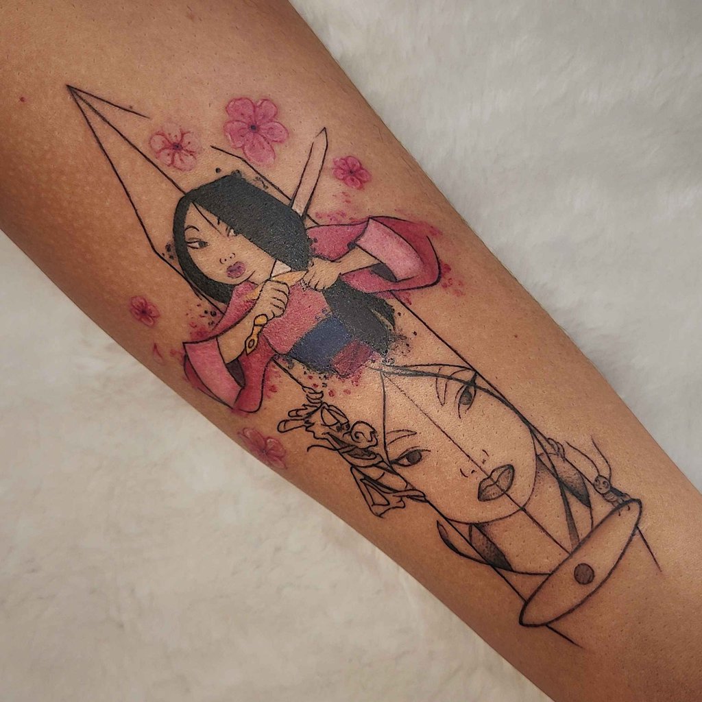 Foto de tatuagem feita por Bruna Lázaro (@brunalazarotattoo)