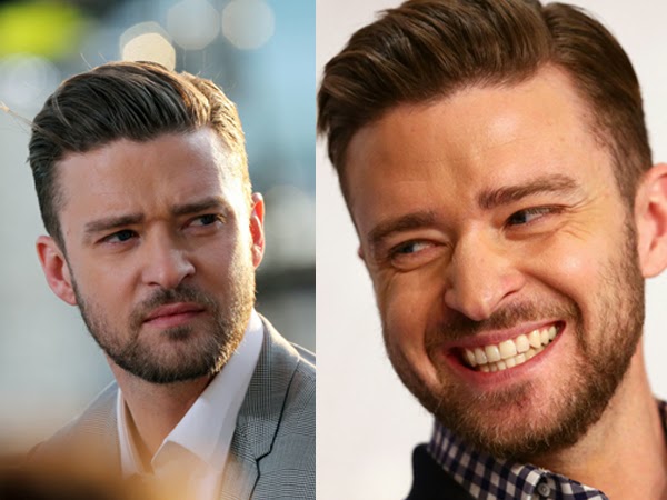 justin timberlake corte de cabelo