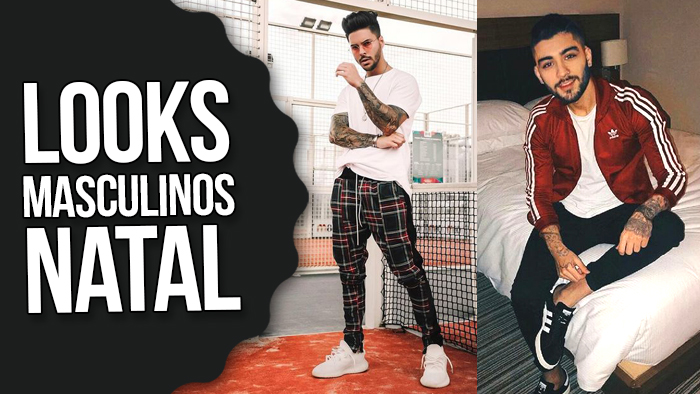 Looks masculinos para o Natal: moda casual com estilo moderno e descontraído.