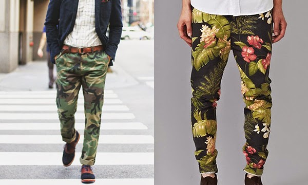 calc3a7a estampada masculina