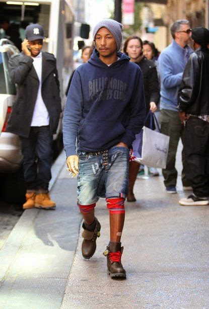 pharrell_williams_boots_and_shorts pharrell williams boots and shorts