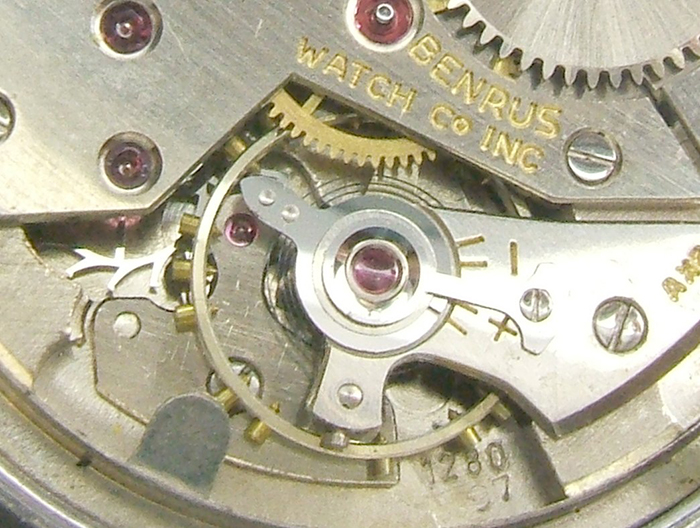 benrus watch balance wheel