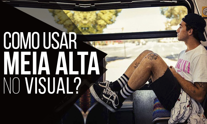 como usar meia alta masculina