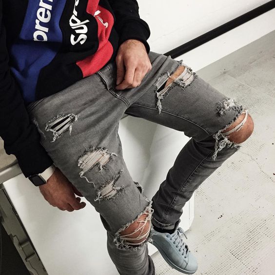 cal25c325a7a skinny rasgada masculina252812529