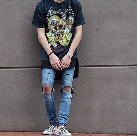 cal25c325a7a skinny rasgada masculina252892529