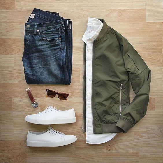 jaqueta verde militar masculina252812529