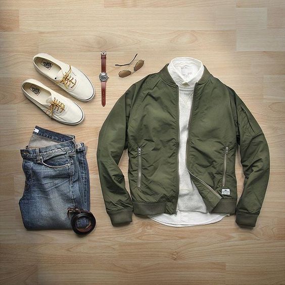 jaqueta verde militar masculina252842529