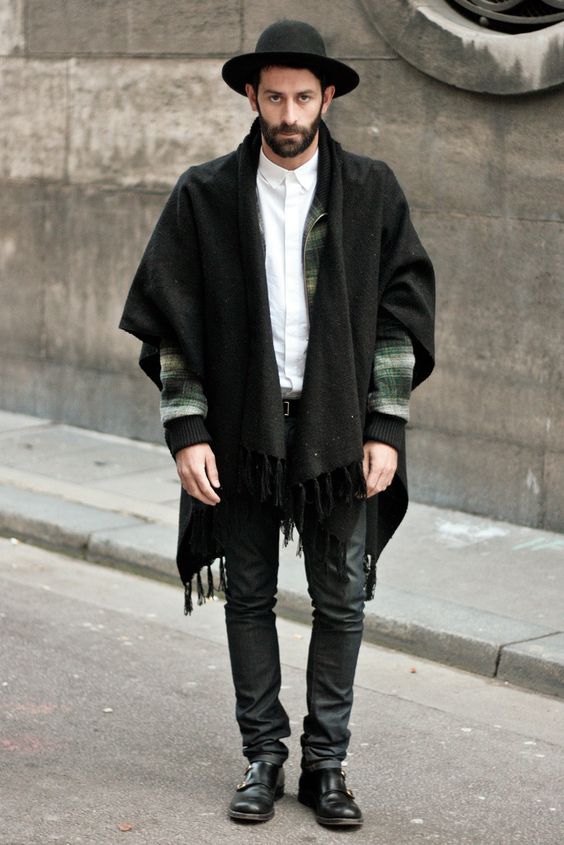 poncho masculino252892529