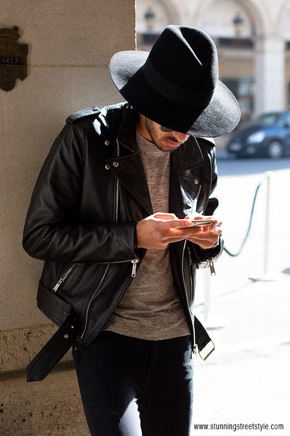 chapeu wide fedora masculino252852529