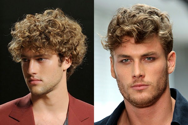 penteado cacheado masculino