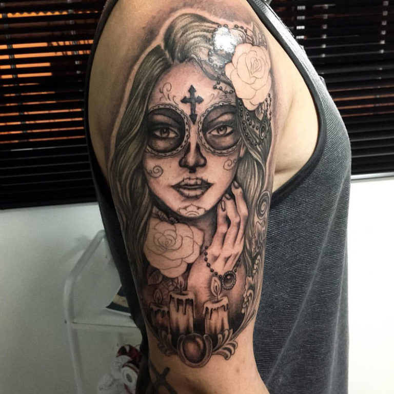 significado da tatuagem de catrina 12