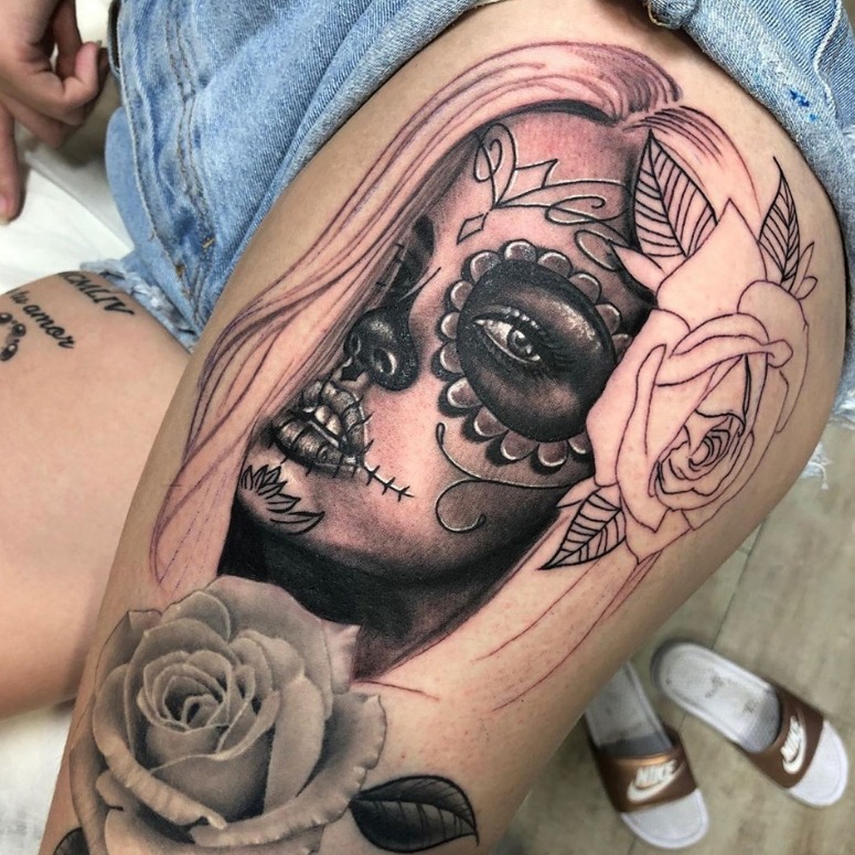 significado-da-tatuagem-de-catrina-43 significado da tatuagem de catrina 43